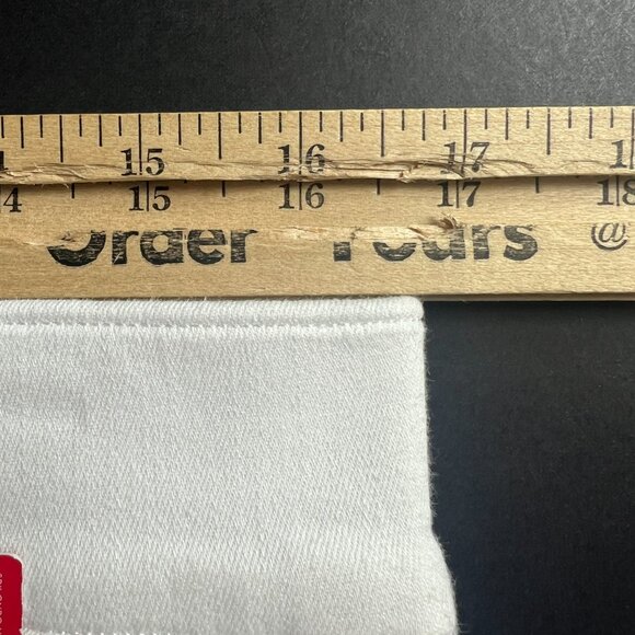 Spanx Jeans Women's Extra Large Pull On Kick Flare High Rise White Stretch Denim - Picture 16 of 16